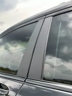 MATTE BLACK Pillar Posts Textured 6PCS Door Trim FOR Dodge Charger 2011-2023 • $64.95