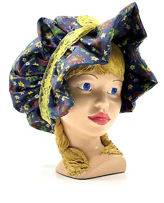 Vintage MARWAL Style BONNET GIRL Head Bust HOLLY HOBBIE Cottage Core MCM Statue • $44