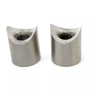 $26.95 • Buy Custom WCC Chopper Bobber CFL 1  Handlebar Riser Steel Bungs Coped For 7/8  Bars