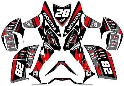 Graphic Kit For 2004 Honda TRX450r TRX 450r Custom Decals Stickers • $109