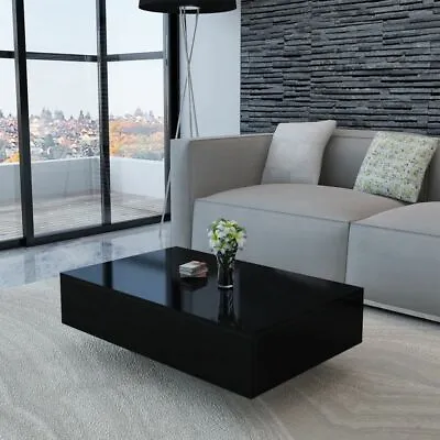 Coffee Table MDF High Gloss Black 33.5  Accent Tea Side Living Room ALL Room • $174.69
