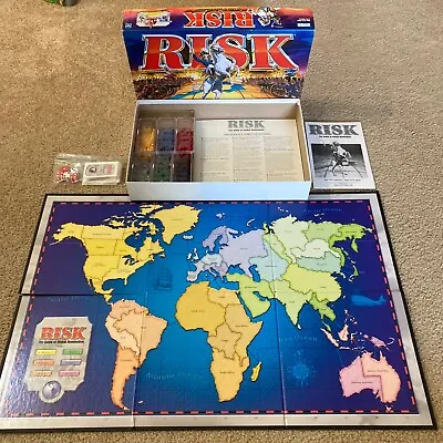 Vintage RISK Board Game Global Domination Parker Brothers 1998 Complete 100% CIB • $17