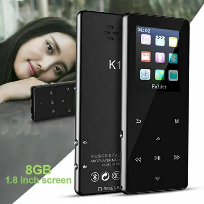 Portable Bluetooth MP3 Music Player With FM Hi-Fi Lossless Support Up To 128GB • $25.04