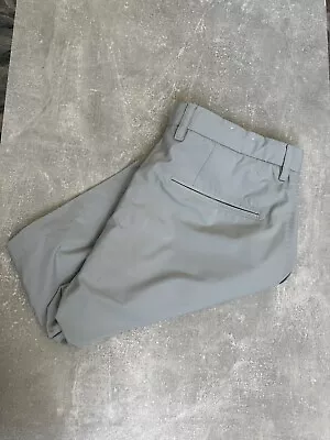 J Lindeberg Shorts Mens Size 36 GrayChino Polyester Flat Front Lightweight Golf • $25.95