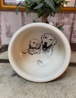 5  Green Mason Cash Dog Bowl England Lab Labrador Retriever Food Golden • $29.95