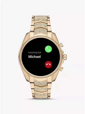 MICHAEL KORS Gen 5 Bradshaw Pavé Gold-Tone Smartwatch  • $90
