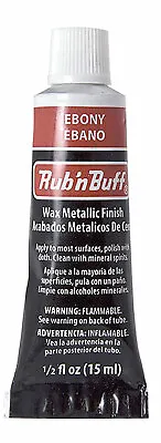 Amaco Rub 'N Buff Wax Metallic Finish Ebony 0.5-Fluid Ounce • $8.38