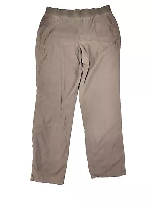 Pure Jill Corduroy Pants Size Large Tall Brown Lightweight Cotton Pull On Pocket • $2.99