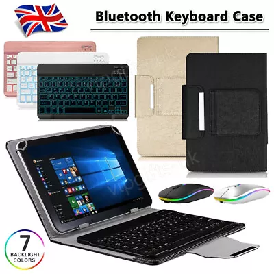 For Acer Iconia One 10 B3-A20/B3-A30/B3-A40 10.1'' Backlit Keyboard Case Mouse • £12.99