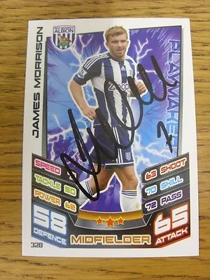 2012/2013 Autograph: West Bromwich Albion - Morrison James [Hand Signed 'Topps • £3.99