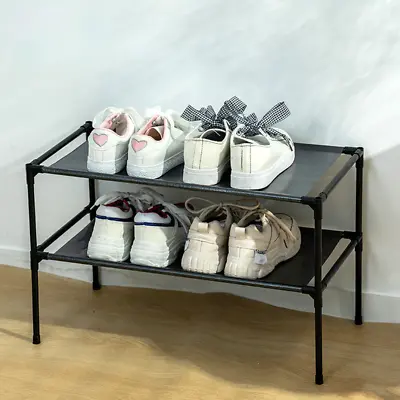 $46.45 • Buy Simple 3-Layer Shoe Rack Dustproof Shoe Cabinet  Home Small Size Shoe Shelf