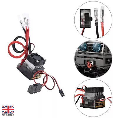 £12.08 • Buy Double Way 320A ESC Brush Motor Speed Controller With Fan For RC Car Boat Model