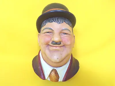 Legend Products Chalkware Head Oliver Hardy - Bossons Style Vintage Plaque • £35