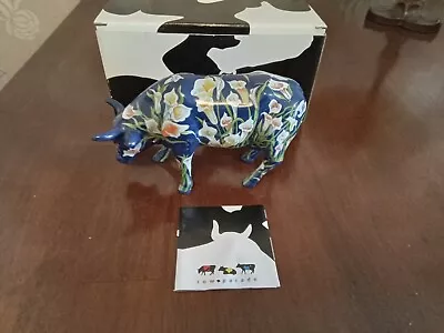 Cow Parade Collectables  COW OF LILIES  Boxed • £9.99