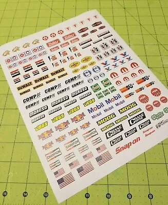 New RC Scale Sponsor Decals No.1 For TAMIYA HPI LOSI KYOSHO 1/8 1/10 1/12 • $12.75