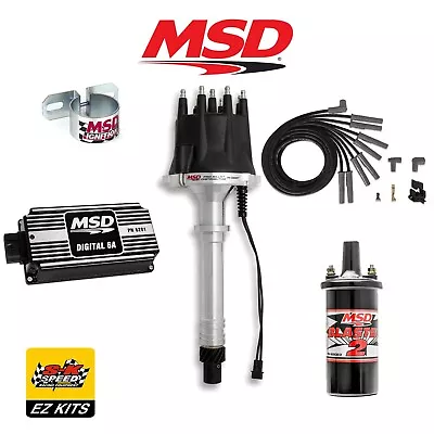 Skspeed MSD 90011B Black EZKMSD KIT - Digital 6A/Dist/Wires/Coil/Bracket BBC • $939.95