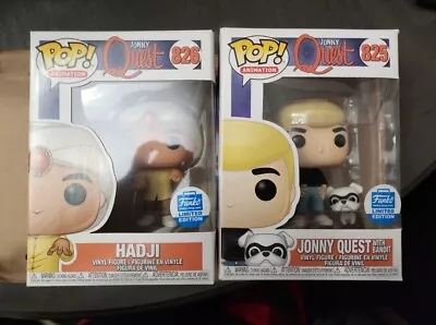 Funko Pop Jonny Quest With Bandit And Hadji 2 Pack Funko Shop Exclusive • $50