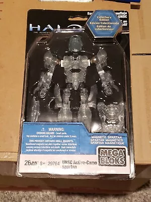 Mega Bloks Halo Magnetic Spartan Collectors Edition UNSC Active Camo 29764 Flaws • $24.99