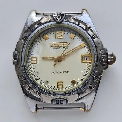 Vintage Vostok AMPHIBIAN Diver Soviet Russian Automatic Dive 2416b Watch • $55