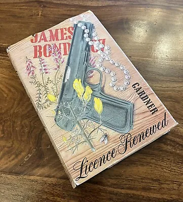 James Bond License Renewed Hard Back Book With Dust Jacket Jonathan Cape • £12.99