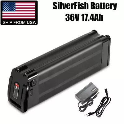 36V 17Ah Lithium Battery SilverFish Ebike Battery For 36V 900W Electric Bicycle • $227.99