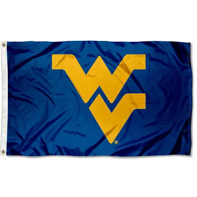 West Virginia University Mountaineers Flag WVU Blue Large 3x5 • $32.95