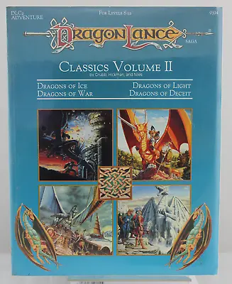 $160 • Buy TSR AD&D Dragonlance 9394 DLC2 Dragonlance Classics Volume II (SH)