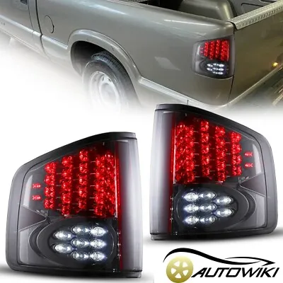 LED Tail Lights For 94-04 Chevy S10/GMC Sonoma Isuzu Smoke Lens Brake Rear Lamps • $83.99