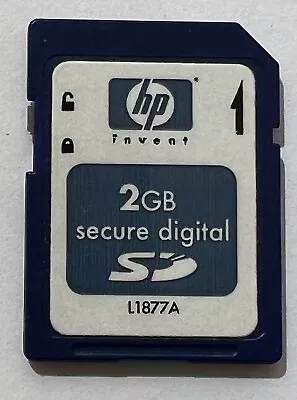 HP Invent 2gb Secure Digital Memory SD Card - Tested - Tracked Post • $16