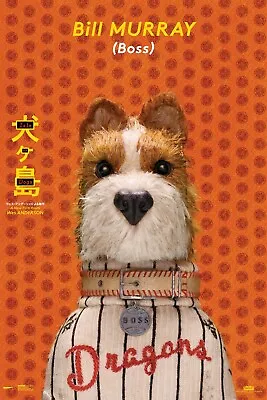 $13.99 • Buy Isle Of Dogs Movie Poster  - 11  X 17  - Wes Anderson, Bill Murray