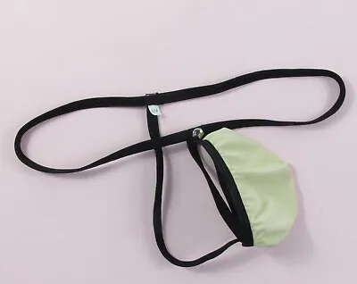 K226 G2262 Mens Sexy String Thong Pouch Snap Closure Open Soft Smooth Silky • $9.99
