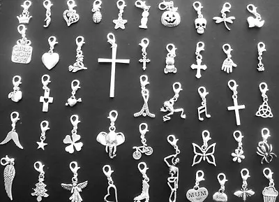 Silver Clip On Charms For Bracelets By Hudegate • £1.50