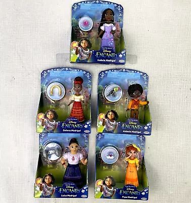 Disney ENCANTO 3  Toy Figures Set Of 5 Isabela Dolores Pepa Antonio Luisa JAKKS • $16.99