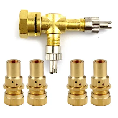 TPMS Valve Tee Adapter Debugging Car Tire Accessories Tyre Bleed Valves 3-way! • $19.76