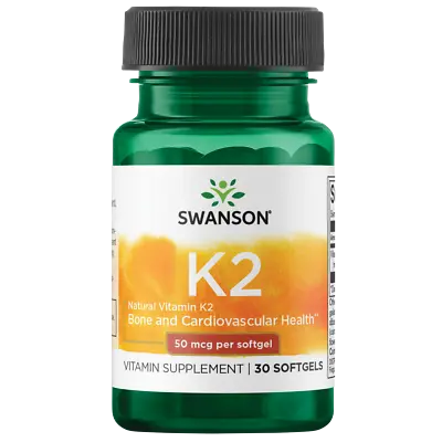 Swanson Vitamin K-2 - Natural 50 Mcg 30 Softgels • $7.31