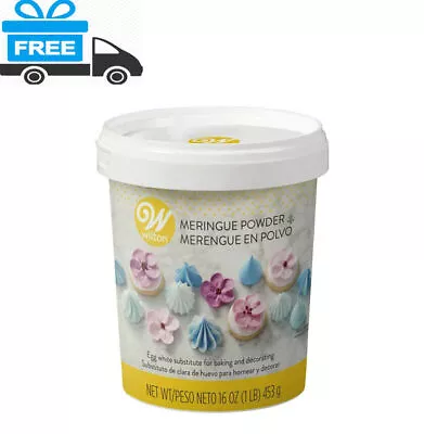 Wilton Meringue Powder Egg White Alternative For Baking And Decorating 16 Oz... • $20.88