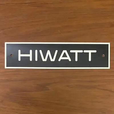 Hiwatt Guitar Amp / Cabinet / Combo Logo 4x12 2x12 2x15 • £65