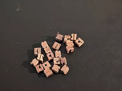 Wood Ship Model Fittings Parts 20 Mantua Walnut 3mm Single Blocks • $4.50