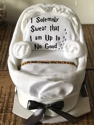 Baby Nappy Cake Crib Cot Cute Gift Baby Shower  Harry Potter • £14