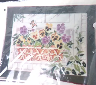 Vintage Artcraft Concepts Summer Window Needlepoint Kit NOS 20 X 16  #3205 • $25