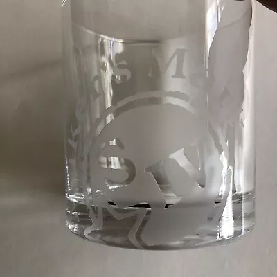 Limited Edition MAKER’S MARK Bourbon Satin Etch SIV Rocks Glass • $5.25