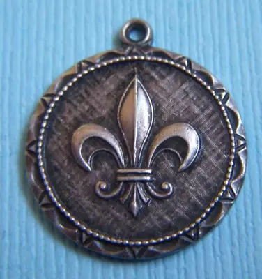 Vintage Fleur De Lis Sterling Charm • $29.99