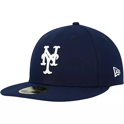 Men's New Era Navy New York Mets Oceanside Low Profile 59FIFTY Fitted Hat • $41.99