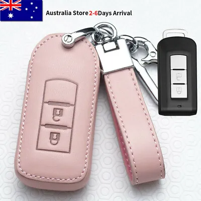 $26.99 • Buy Remote Key Case Cover Fob 2 Button For Mitsubishi L200 ASX Pajero Outlander Pink