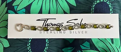 Thomas Sabo Olive Stone Bracelet Rare • $250