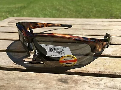 Maxx HD Sunglasses HDP Ray Tortoise Polarized Golf Smoke Lens Fishing C3 • $19.65