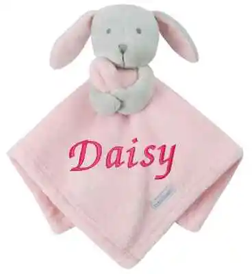 £13.99 • Buy Personalised Baby Comforter Boy Girl Bunny Blanket Baby Gift Blankie Soft Plush