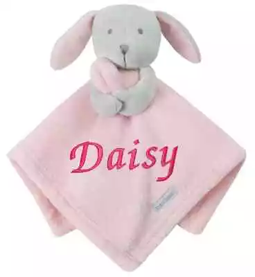 £13.99 • Buy Personalised Baby Comforter Boy Girl Bunny Blanket Baby Gift Blankie Soft Plush