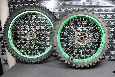 $399.99 • Buy 2006 Kawasaki Kx250f Green Pro Wheel Front Back Rear Wheelset Pair Wheels Rims 