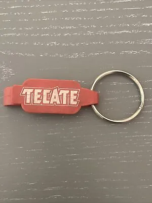 Vintage Red TECATE Keychain Bottle Opener • $3
